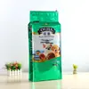 Bolsa de embalaje para alimento de mascotas bolsa de plástico esmerilado creativo sellado de ocho bordes bolsa para comida de perro autosoportable diseño de bolsa con cremallera autosellante logotipo
