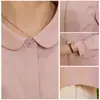 Chaqueta de solapa de color liso versátil Yun Yun 2026 Primavera Nueva Camisa casual Top Moda femenina Chaqueta holgada