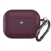 Funda Protectora de Silicona de una Pieza de Color Sólido para Auriculares Bluetooth Apple AirPods Pro3 2025