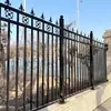 Barandillas de Hierro Forjado, Barandillas de Balcón, Fábrica de Soldadura, Cercas de Comunidad, Muros de Patio, Protección de Aislamiento, Cercas de Acero Cuadrado Galvanizado