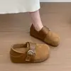 Zapatos Birkenstock de dos vías para mujer, estilo nuevo de otoño, cobertura total, zapatos Birkenstock de suela gruesa, que aumentan la altura interior, zapatos de vestir, mocasines