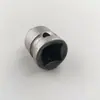 Adaptador de llave de impacto eléctrica, adaptador de portabrocas con rosca inversa, adaptador de conversión para llave de impacto eléctrica, portabrocas de taladro eléctrico