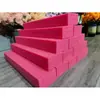 Tablero de Arreglo Floral para Boda Fila de Flores Base de Espuma Algodón Perlado Guía de Camino Base Alta para Flores Arreglo de Fiesta Flor Artificial Multicolor Metabo