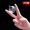 DIY Bola Suspensa Natal Bola Transparente Loja Criativa Decoração Bola Redonda Oca Decoração de Shopping Bola de Acrílico Bola de Plástico