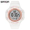 SANDA SANDA 6006 novo movimento eletrônico pulseira masculina e feminina estudantes do ensino fundamental tendência da moda relógio despertador