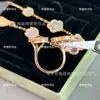 V26 Nuevo Anillo de Mariposa Fortuna Violeta Gradiente de Gama Alta Edición Limitada Diamante Ágata Anillo Abierto Lujo Ligero