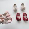 Zapatos Coreanos Nuevos Estilo Bebé Niño Pequeño 2026, Antideslizantes, Elásticos, Anticaídas, Zapatos de Princesa con Lazo Primavera y Otoño