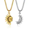 Amazon Accesorios Asimétricos de Sol y Luna para Pareja Collar de Alta Gama para Mujer Personalidad Versátil Collar Sencillo Moderno y Versátil