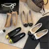 Novos Sapatos Mary Jane 2026 para Mulheres com Laço, Bico Redondo, Design Patchwork, Aumento Interno de Altura, Sapatilhas em Champagne, Preto e Bege