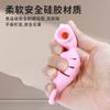Brinquedo para Animais de Estimação Brinquedo de Erva-Gata Brinquedo Interativo de Peixe Vazamento Brinquedo de Silicone Artefato de Alimentação Auto-Hei-Ease Molar