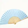Abanico de Papel Blanco de 21 cm, Abanico de Papel de Colores, Abanico Plegable en Blanco, Abanico para Pintar, Materiales Educativos Hechos a Mano para Bricolaje, Transfronterizo de Amazon