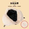Gorro Lei Feng de Cuero Vintage Maillard para Hombre y Mujer Invierno Grueso con Forro Polar Cálido Protección para las Orejas Sombrero de Aviador del Noreste