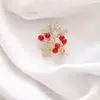 Broche de Laço Coração Simples para Mulheres, Corsage de Luxo, Alfinete Anti-Exposição para Gola Feminina, Alfinete de Cardigã, Acessório de Roupa