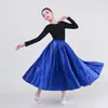 Traje de Performance Infantil Saia de Dança Tourada Espanhola Saia Grande Swing Saia de Dança de Abertura Traje de Performance de Palco Feminino