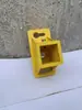 Base Quadrada Protetora para Canteiro de Obras Tubo Quadrado 40*40 42*42 45*45 Conector de Corrimão de Tubo Quadrado