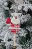 Colgante Decoración Árbol de Navidad Personalizado Muñeco de Nieve Navideño Papá Noel Muñeco Colgante Decoración de Ambiente