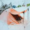 Tienda de Campaña Kaisi para Exteriores de Doble Capa con Varillas de Aluminio Ligera Portátil para Camping Tienda de Cuatro Estaciones con Falda de Nieve Tienda Estilo Camping