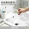 Cepillo multifuncional para limpiar ranuras se puede acoplar a una botella de agua mineral, se usa para limpiar estufas de cocina, ranuras de ventanas y esquinas, una herramienta de limpieza para el hogar