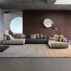 Sofá de Tecido Italiano Lawrence Estilo Japonês-Vento Silencioso Apartamento Grande e Pequeno Villa Sala de Estar Miloti Combinação Modular