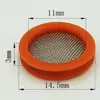 Borda de borracha de grau alimentício moldada por injeção, almofada plana, malha de filtro de aço inoxidável, vedação de precisão de alta eficiência, torneira, purificador de água