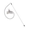 Juguete para Gatos Palo de Juguete con Plumas de Insecto Libélula Mariposa Gato Autentretenimiento Cabeza de Repuesto de Pluma Mascotas Insecto Volador Suministros para Gatos Reemplazable