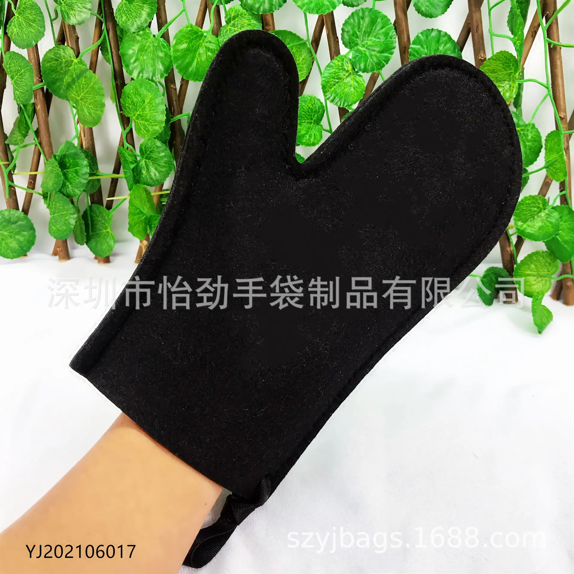 素色戟绒隔热手套