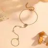 Pulseira de Aço Titânio Colorida Nova Estilo Verão Borboleta Coração Contas Redondas para Mulheres, Tendência e Simples, Corrente de Pulso Fashion e Versátil