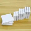 Em estoque Caixa Branca Caixa Plana Caixa Plana de Cartão Branco Caixa Branca Universal Pequena Caixa para Máscara Caixa Quadrada Branca Caixa de Embalagem