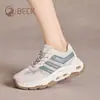 Zapatos de Mujer Gongyang 2026 Nuevos Zapatos Deportivos de Malla Transpirable para Verano Suela Gruesa Amortiguadores de Impacto Zapatos Casuales para Correr Ligeros y Versátiles