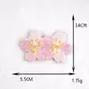 Parche de Tela con Bordado de Corona de Flores de Dibujos Animados Lindo Parche Adhesivo Decorativo para Ropa DIY Sombrero