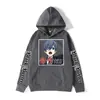 Casaco de moletom transfronteiriço Anime Black Deacon com estampa de moletom Outono Solto Casaco de marca da moda Masculino Outono