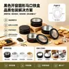 Caixa de ferro fosco com tampa superior e inferior universal, material de folha de flandres, personalizada de fábrica, pote de doces, porta-joias redondo