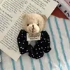 Lindo Oso de Peluche de Dibujos Animados Cuerda para el Cabello Infantil Cuerda para el Cabello de Conejo Accesorios para el Cabello de Alta Elasticidad Duraderos Adorno para la Cabeza