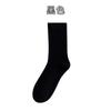 Calcetines sin costuras para mujer Otoño Negro Calcetines de media pantorrilla Algodón de Maternidad Modernos Calcetines Largos de Celebridad de Internet Calcetines Blancos Holgados Calcetines de Otoño e Invierno para Mujer