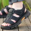 Zapatos de Verano para Hombre, Sandalias, Zapatos Casuales Transpirables y Versátiles, Zapatos de Playa para Hombre de Doble Uso para Exteriores, Zapatos Slip-On para Papá de Mediana Edad