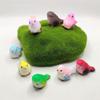 Musgo Micro Paisagem Acessórios Carnudos Bonito Desenhos Animados Pássaro Ornamentos Hortícolas Plantas de Resina Animal Artesanato Ornamentos