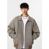 Primavera 2025 Nueva Chaqueta Casual Harrington de Pata de Gallo Estilo Old Money para Hombre Versión Corta y Ancha Chaqueta de Moda para Hombre