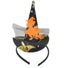 Festa Fantasia de Halloween Adereços de Performance Aro de Cabeça Cabeça de Morcego Aranha Caveira Abóbora Chapéu de Bruxa Aro de Cabelo Fivela de Cabeça
