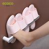 Estante de Zapatillas sin Taladro para Baño Estante de Almacenamiento para Inodoro Artefacto de Almacenamiento de Zapatos Toallero de Pared para Inodoro