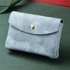 Cartera para Monedas de Doble Capa para Hombres y Mujeres, Bolso para Tarjetas, Bolsa para Monedas de Gran Capacidad, Cierre a Presión, Bolsa Suave, Cartera Pequeña Mini Corta