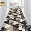 Alfombra de flores corte 3D felpudo entrada puerta pasillo pasillo pasillo escaleras tira alfombra de casa Hotel