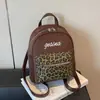 Bolsa Saco Estampa de Leopardo Moda Retrô Transfronteiriça 2026 Novo Estilo Elegante e Simples Bolsa de Mão para Trabalho e Viagem Mochila Pequena