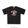 Camiseta de manga corta Bape estilo coreano transfronteriza, nueva co-marca Sanrio, caricatura linda, corte holgado, al por mayor