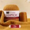Cachemira Mediana Gruesa Hilo de Cachemira Tejido a Mano Hilo de Cachemira Transfronterizo Cachemira Genuina Hilo para Suéter DIY Hilo de Cachemira