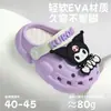 Tamancos Infantis Genuínos Sanrio Chinelos de Bebê Meninos Meninas Sandálias de Verão Fechadas para Crianças Pequenas Banho Sapatos de Interior