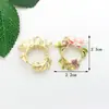 Accesorios para Joyería DIY Estilo Chanel Pequeños Transfronterizos, Corona de Mariposa de Perlas, Joyería DIY Hecha a Mano, Accesorios para Joyería DIY de Goteo de Aceite