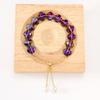 Explosiones Transfronterizas Cuentas de Cristal Mágico Color Amazonita Cristal Irregular Cordón Clase Pulsera Ajustable con Colgante