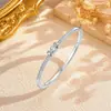 Pulseira Romana Cravejada com Diamantes de Luxo Leve, Design de Nicho, Sensação de Alto Padrão, Estilo de Verão, Versátil, Exquisito, Acessório de Mão Fashion para o Dia a Dia