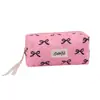 Estuche de Lápices de Alta Apariencia Estilo Coreano Bolsa de Almacenamiento de Papelería para Estudiantes Bolsa de Maquillaje Simple Estuche de Lápices Portátil para Niñas