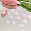 Nova Névoa Mar Jasmim Nail Art Jóias Estéreo Rosa Nail Art Material DIY Brincos Nail Art Soft Flower Jóias